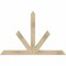 Ekena Millwork Saratoga Rough Sawn Timber Gable Bracket, Douglas Fir, 60"W x 40"H x 4"D x 4"F, 16/12 Pitch GBW060X40X0404SAR00RDF - alternate 1